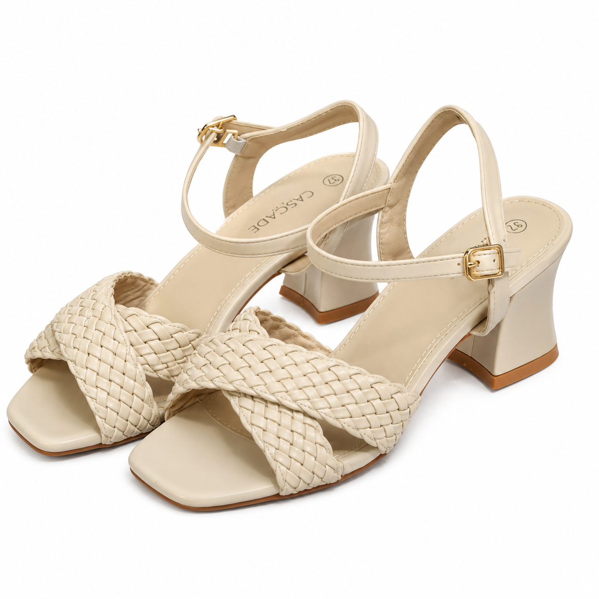 Women’s Braided Block Heel Sandals