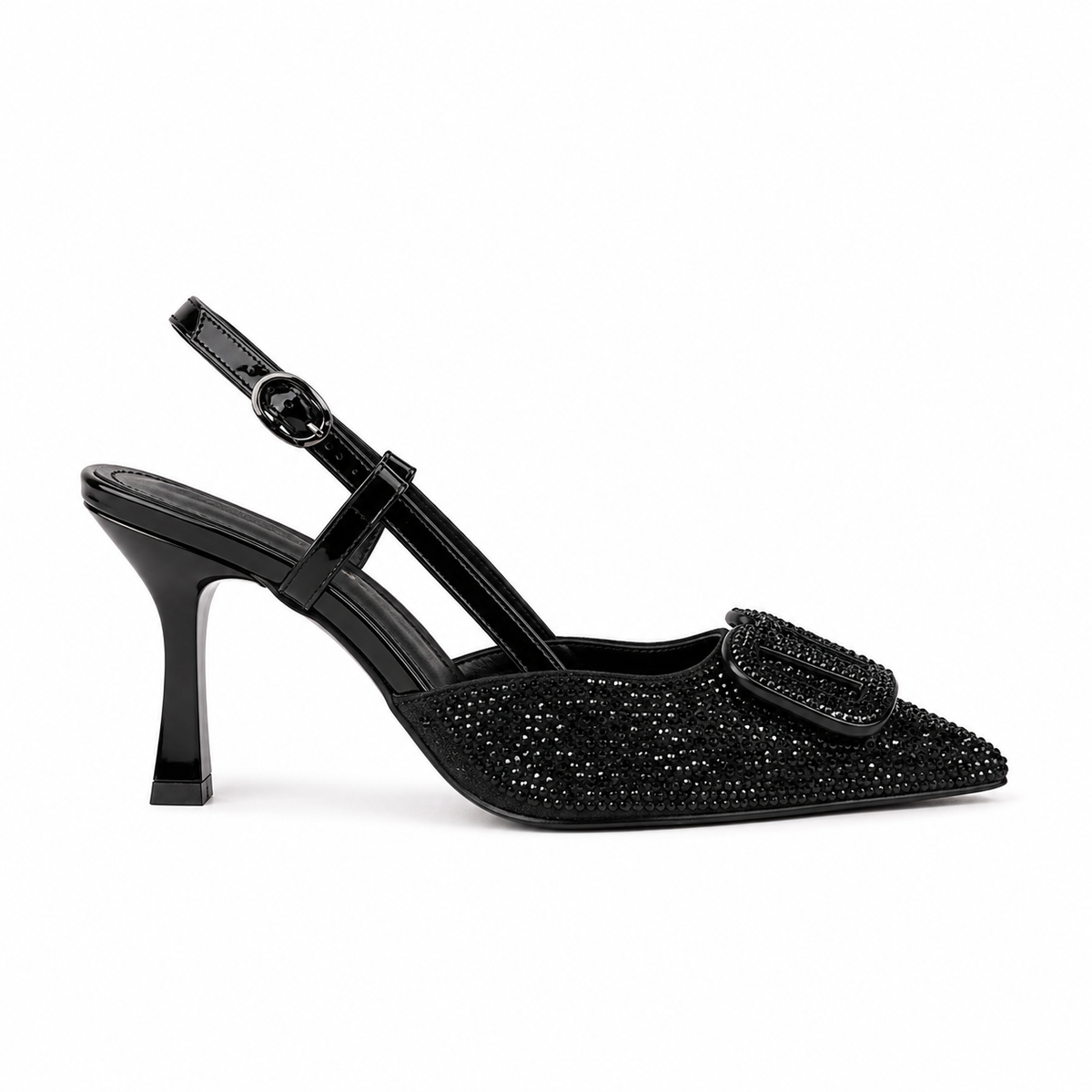 Valentino Luxury Crystal Slingback High Heels