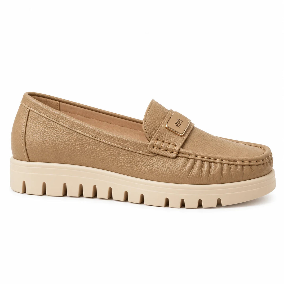 Women’s Leather Loafers – Chunky Sole