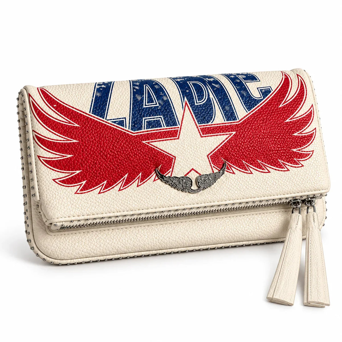 Zadig & Voltaire Leather Rock Clutch