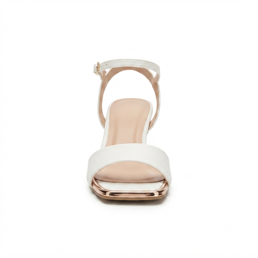 Elegant  Square Toe Heeled Sandals