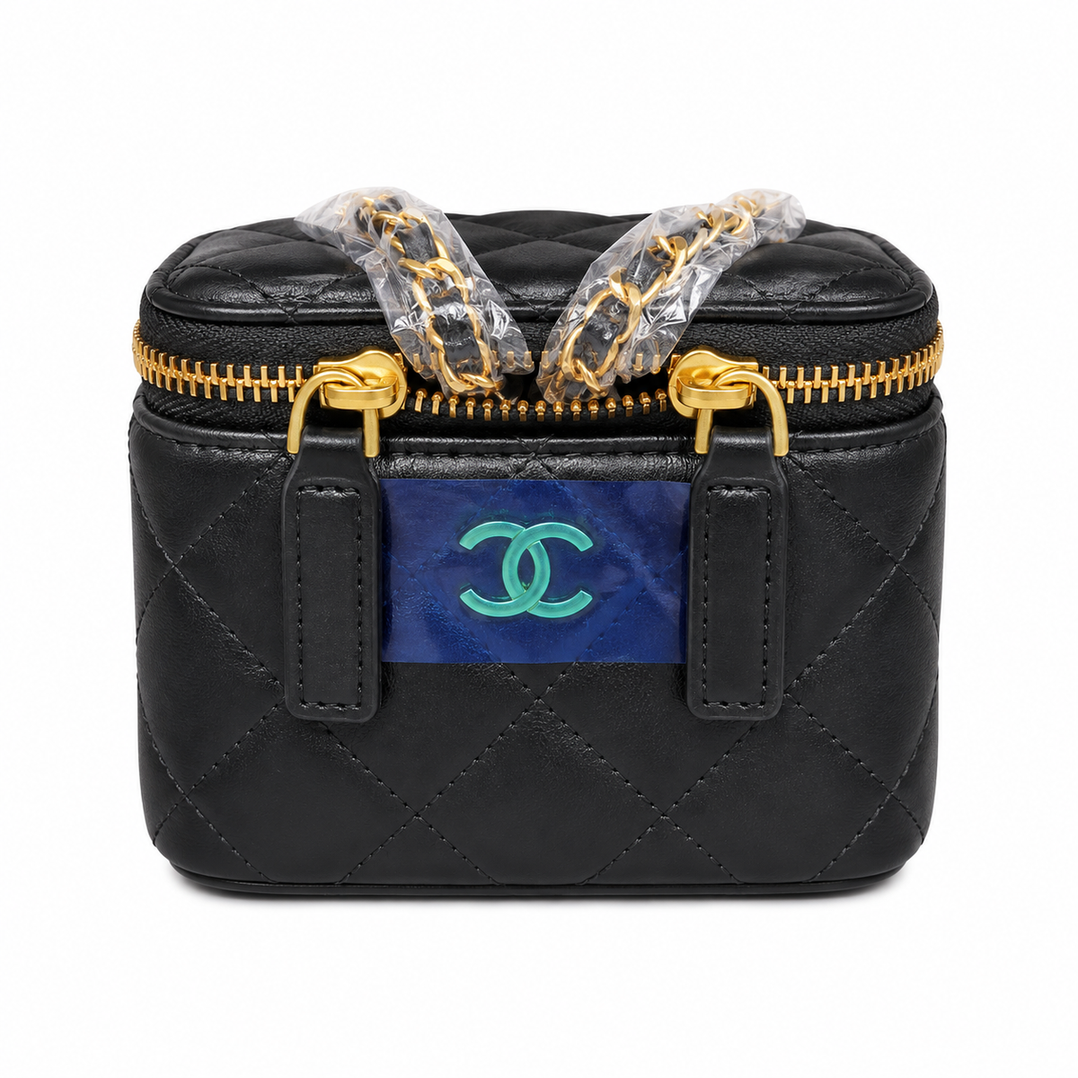Chanel Pearl Crush Vanity Bag Brown in Lambskin