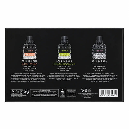 Valentino born in roma men Set ( 30 ml x 3 )