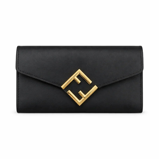 Fendi FF Diamonds wallet Black