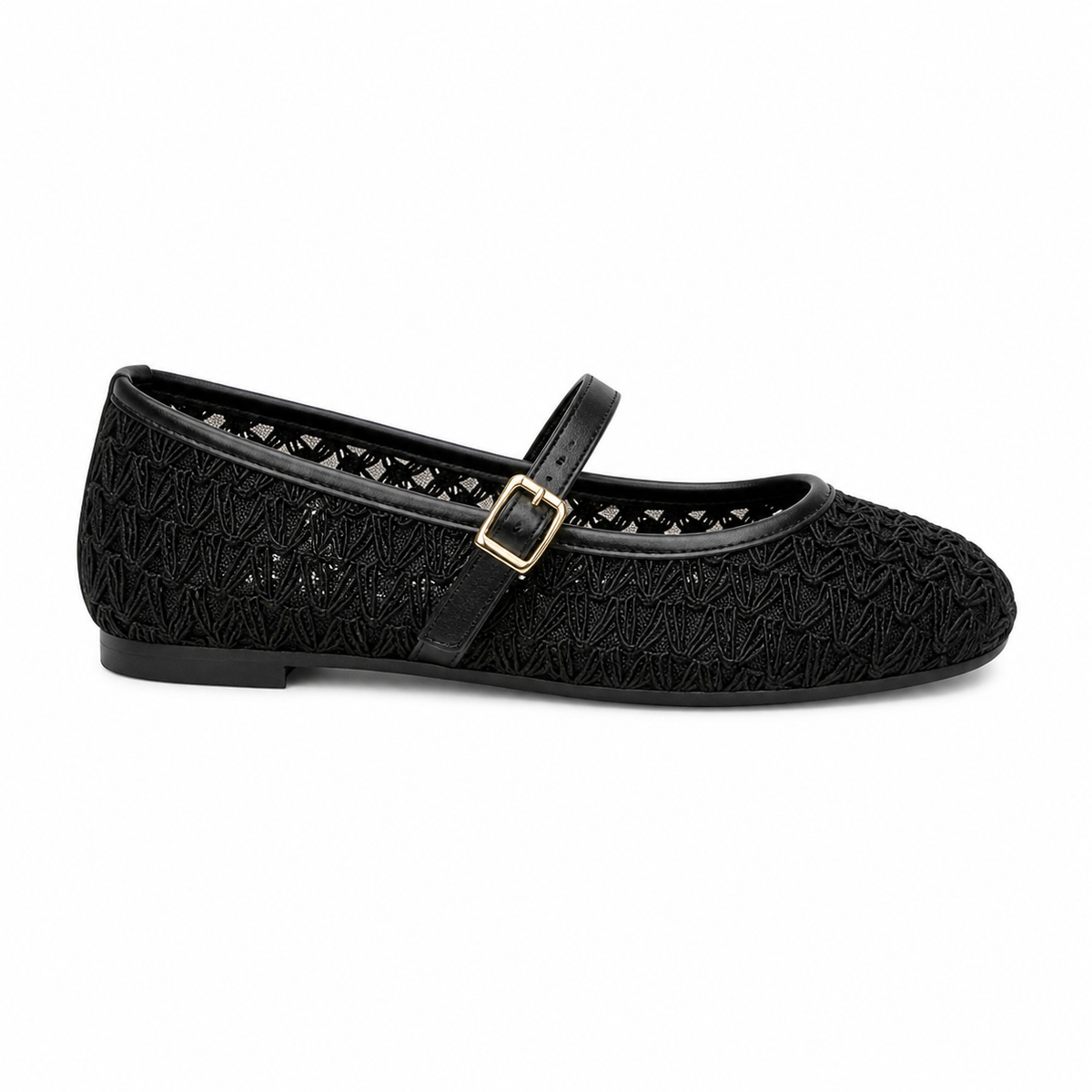 Delicate Mesh Strap Flats for Everyday Elegance