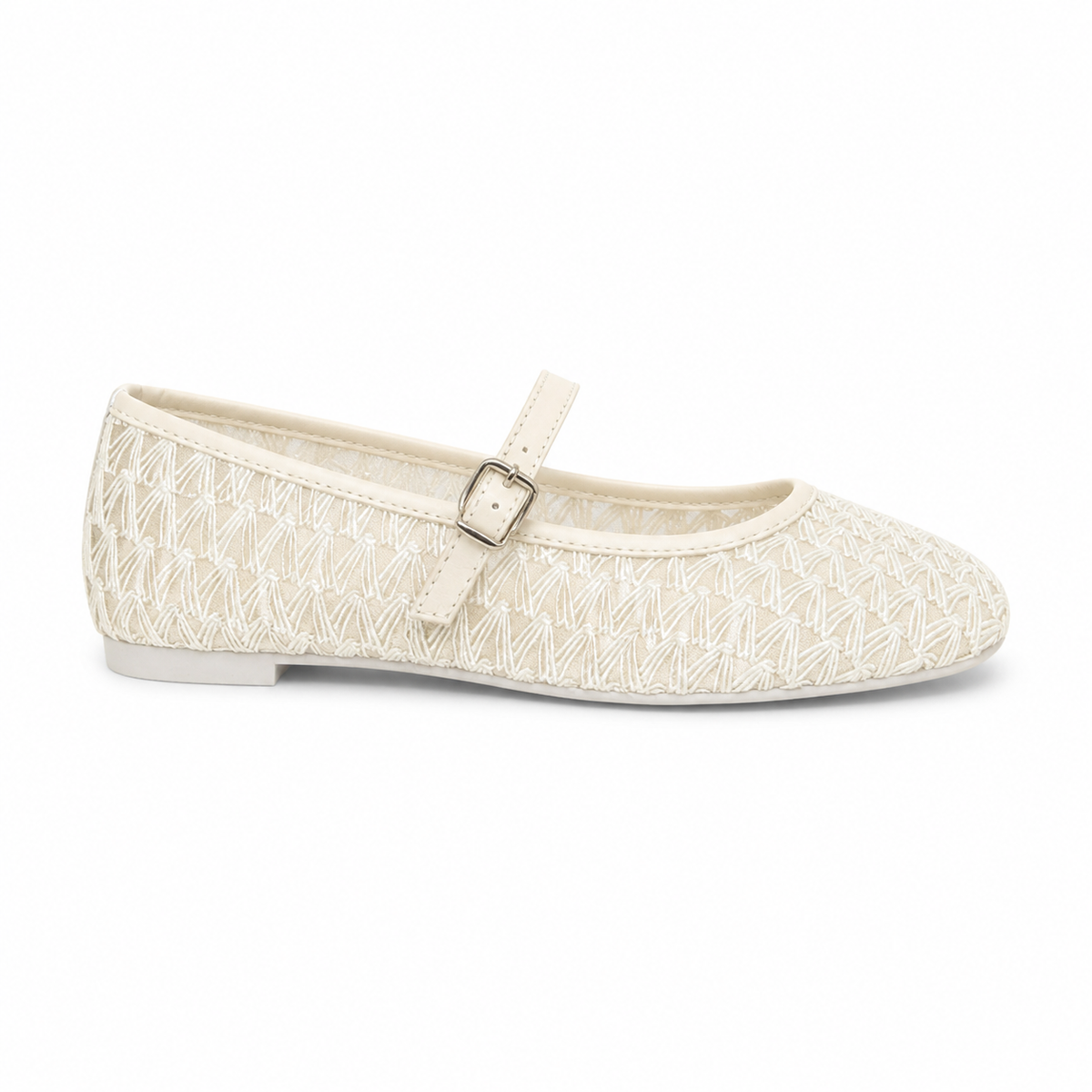 Delicate Mesh Strap Flats for Everyday Elegance